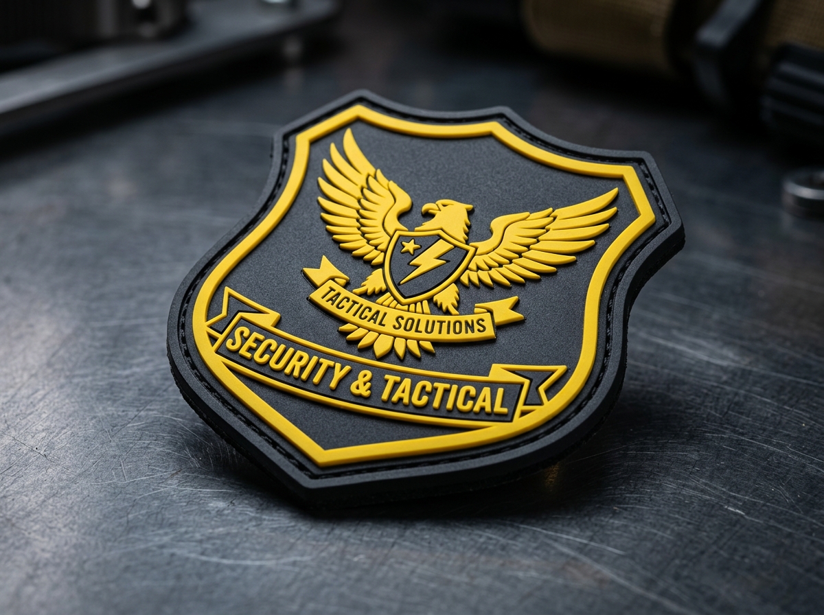 Security & Tactical Shield PVC Badge