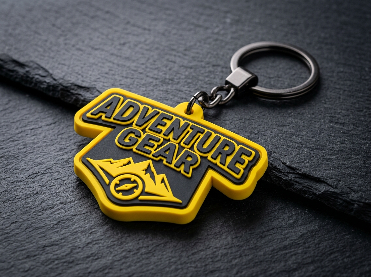 Adventure Gear Custom 3D PVC Keychain